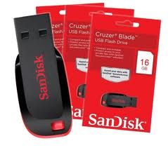 Pen Drive Sandisk Cruzer Blade 16GB